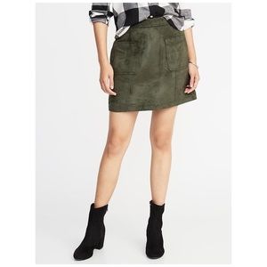 Old Navy Faux Suede Skirt